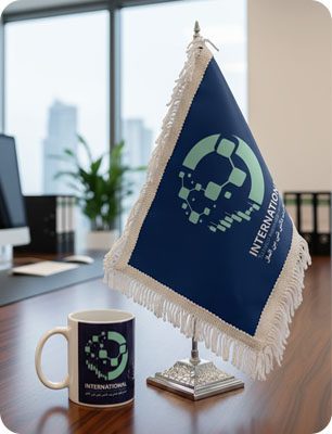 پرچم رومیزی دورو معمولی ریشه دار