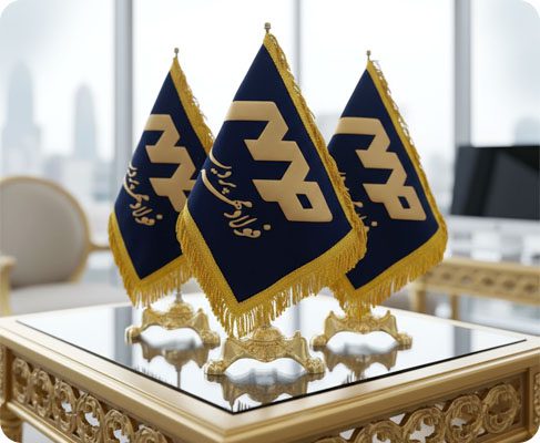 پرچم رومیزی چاپ پفکی