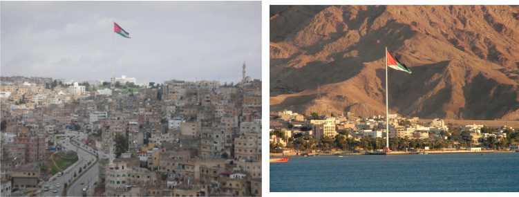 پرچم بزرگ در ساحل شهر عقبه و امان اردن 2